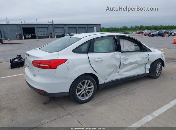 1FADP3FE1JL219802 2018 FORD FOCUS White Rear right
