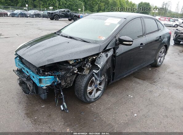 1FADP3FE4HL302618 2017 FORD FOCUS Black Przód lewy