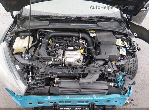 1FADP3FE4HL302618 2017 FORD FOCUS Black Widok z tyłu
