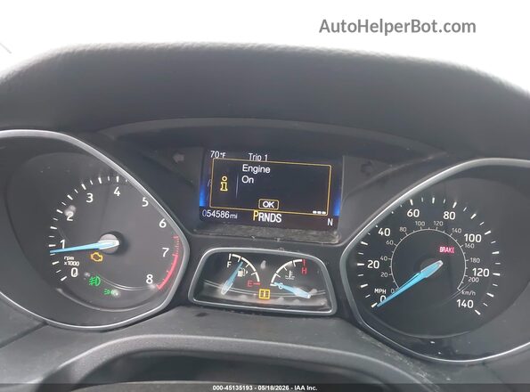 1FADP3FE6GL211428 2016 FORD FOCUS Red Вид задніх сидінь