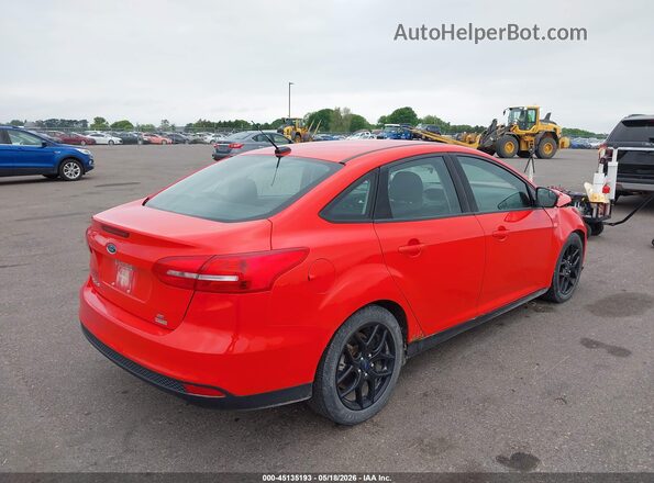 1FADP3FE6GL211428 2016 FORD FOCUS Red Задня права чверть
