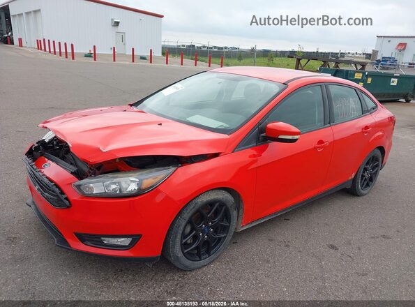 1FADP3FE6GL211428 2016 FORD FOCUS Red Передня ліва чверть