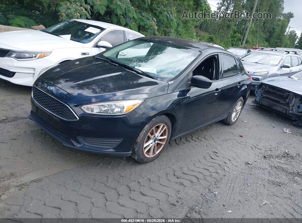 1FADP3FE6JL255162 2018 FORD FOCUS Black Առջևի ձախ երեք քառորդ տեսարան
