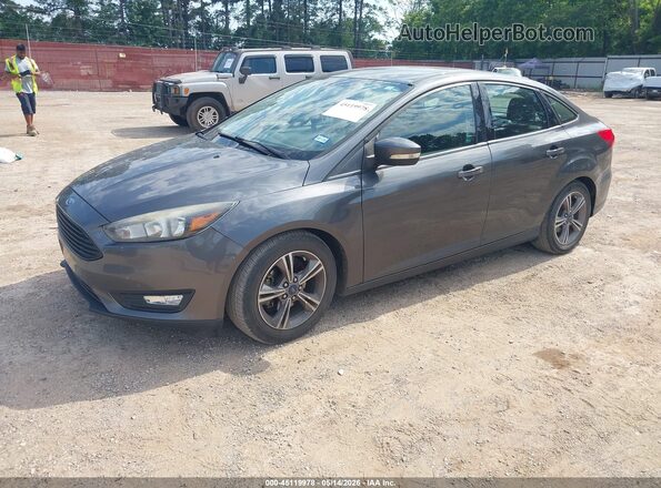 1FADP3FE7HL299553 2017 FORD FOCUS Gray Przód lewy