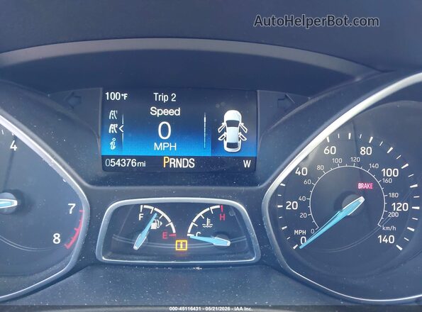 1FADP3FEXJL308106 2018 FORD FOCUS Silver 