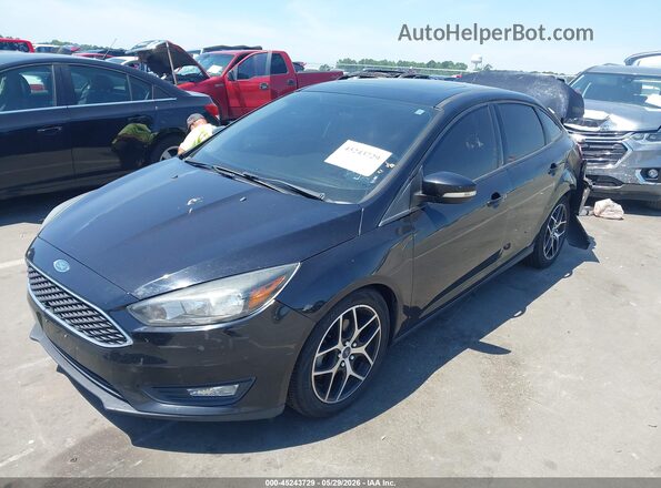 1FADP3H22HL330629 2017 FORD FOCUS Black Передня ліва чверть