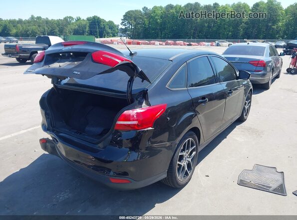 1FADP3H22HL330629 2017 FORD FOCUS Black Задня права чверть