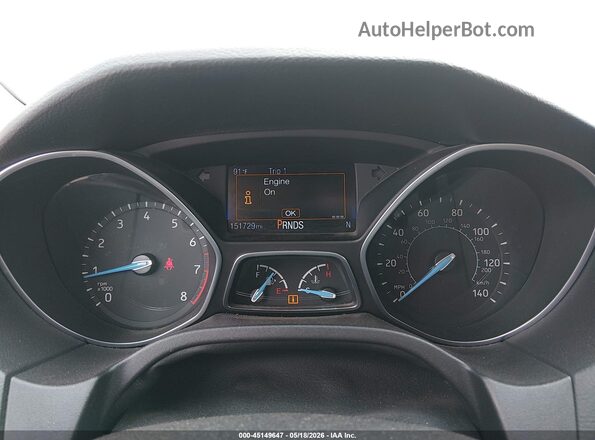 1FADP3H27HL332974 2017 FORD FOCUS Gray Հետևի նստատեղերի տեսք