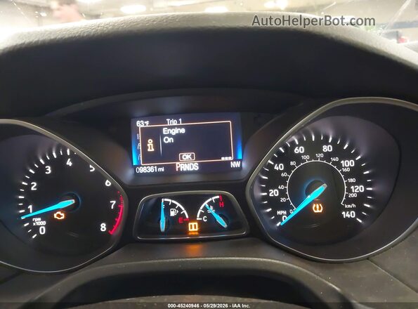 1FADP3J20JL232022 2018 FORD FOCUS Black უკანა სავარძლების ხედი