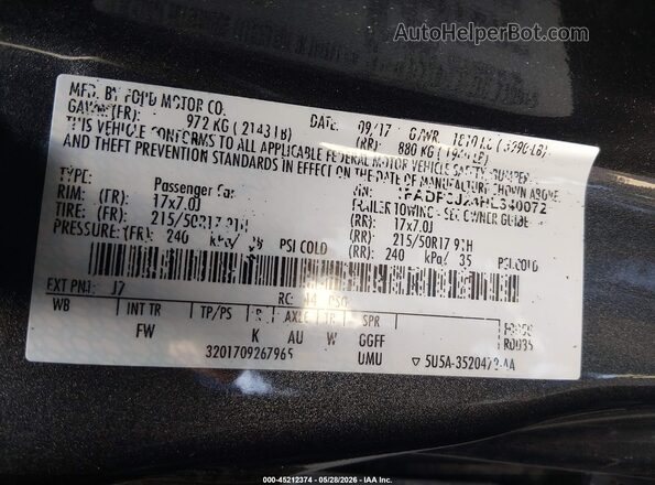 1FADP3J24HL340072 2017 FORD FOCUS Gray Vista del compartimento del motor