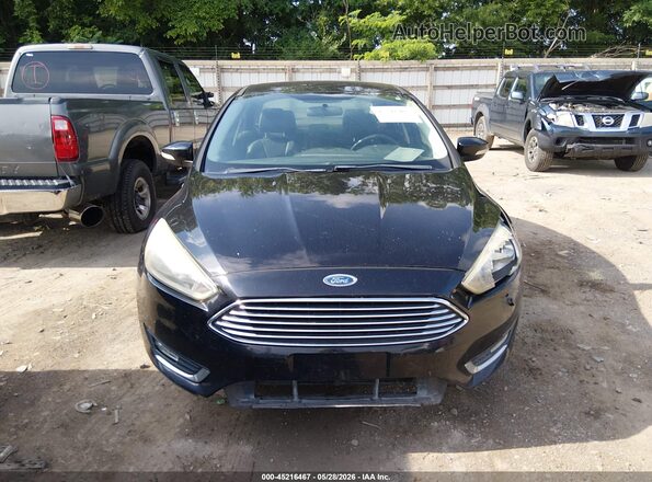 1FADP3J26GL262229 2016 FORD FOCUS Black Widok zestawu wskaźników