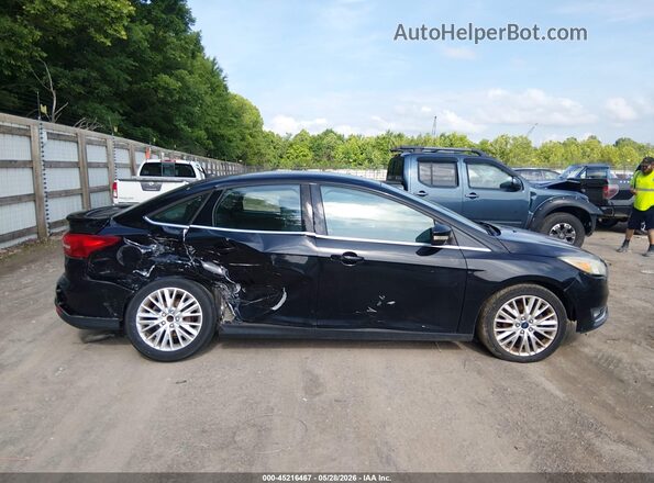 1FADP3J26GL262229 2016 FORD FOCUS Black Widok wnętrza z tyłu