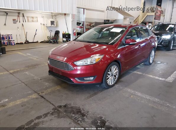 1FADP3J29HL325602 2017 FORD FOCUS Burgundy Передня ліва чверть