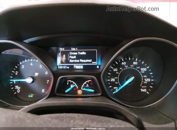 1FADP3J29HL325602 2017 FORD FOCUS Burgundy Вид задніх сидінь