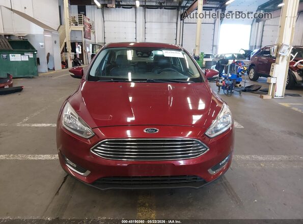 1FADP3J29HL325602 2017 FORD FOCUS Burgundy Вид задньої частини салону