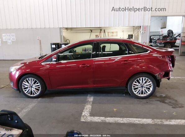 1FADP3J29HL325602 2017 FORD FOCUS Burgundy 