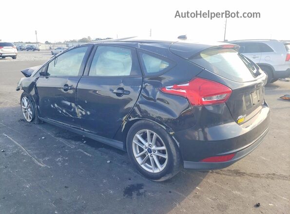 1FADP3K20GL377052 2016 FORD FOCUS Черный Задняя левая четверть