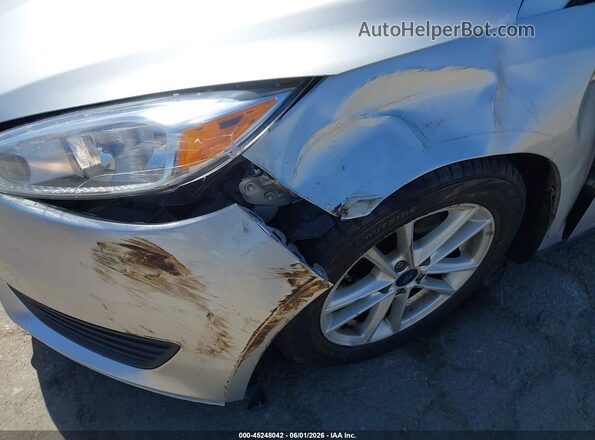 1FADP3K20HL223751 2017 FORD FOCUS Silver წინა ხედი