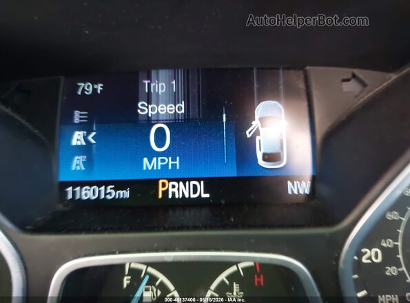 1FADP3K21GL269121 2016 FORD FOCUS Silver 