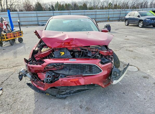 1FADP3K21GL288218 2016 FORD FOCUS Красный Вид спереди