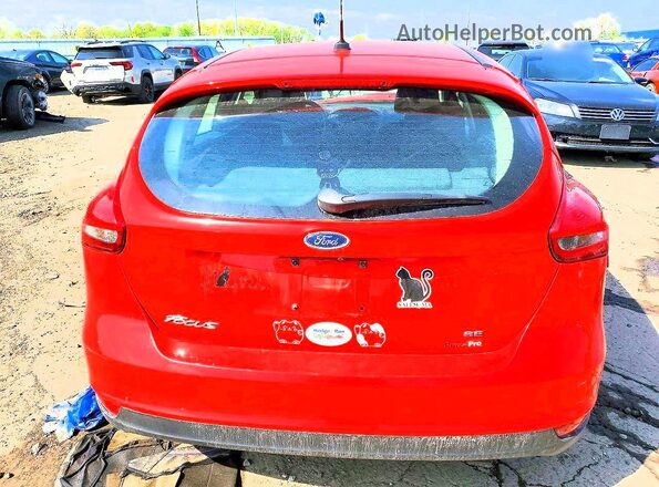 1FADP3K23GL402591 2016 FORD FOCUS Red 