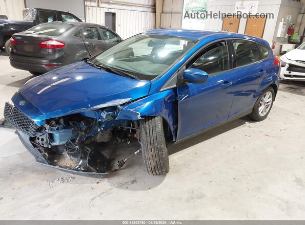 1FADP3K23JL231204 2018 FORD FOCUS Синий Передняя левая четверть