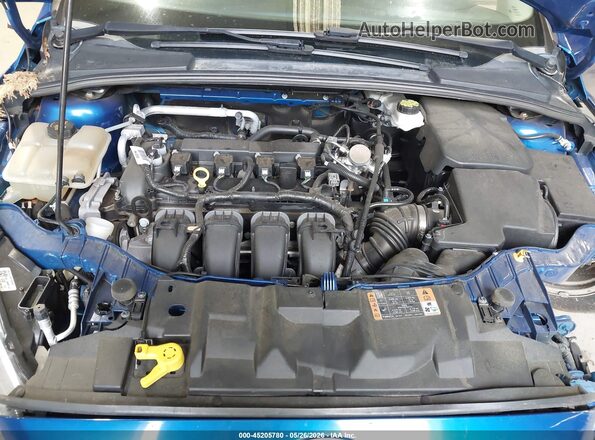 1FADP3K23JL231204 2018 FORD FOCUS Синий Вид сзади