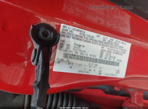 1FADP3K24HL279269 2017 FORD FOCUS Red 