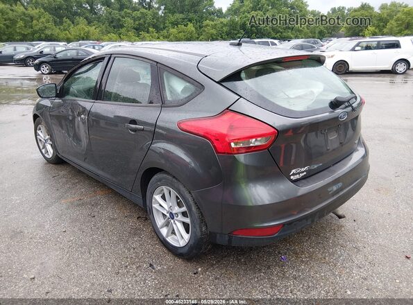 1FADP3K25HL249780 2017 FORD FOCUS Gray Tył lewy