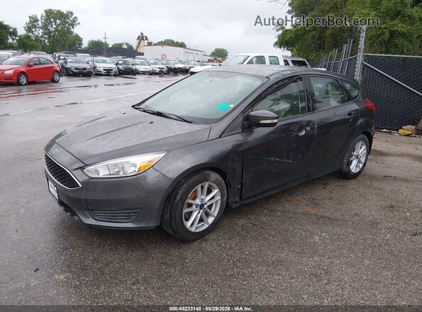 1FADP3K25HL249780 2017 FORD FOCUS Gray Przód lewy