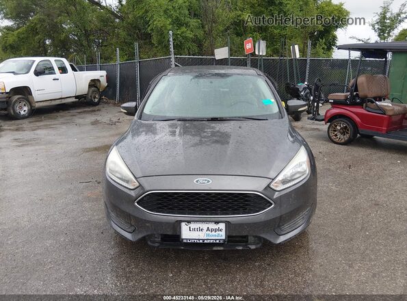 1FADP3K25HL249780 2017 FORD FOCUS Gray Widok zestawu wskaźników