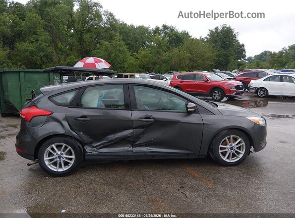 1FADP3K25HL249780 2017 FORD FOCUS Gray Widok wnętrza z tyłu
