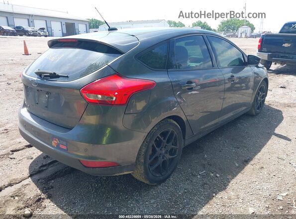1FADP3K26GL299053 2016 FORD FOCUS Серый Задняя правая четверть