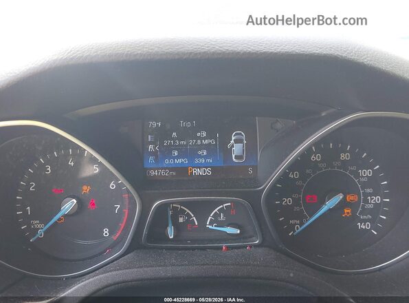1FADP3K26GL299053 2016 FORD FOCUS Серый 