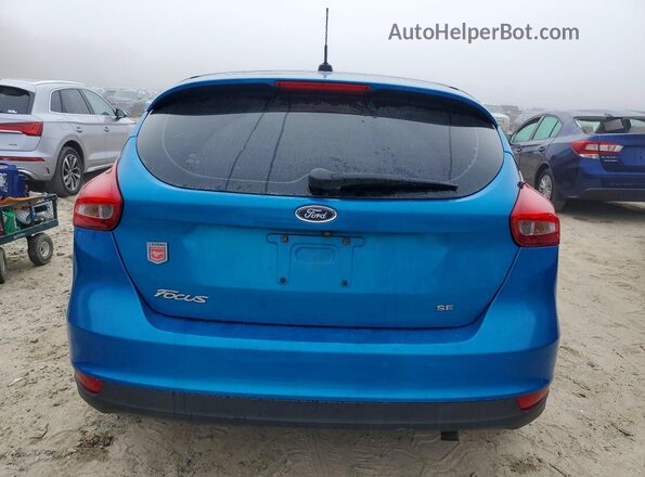 1FADP3K26HL234172 2017 FORD FOCUS Blue Vista trasera