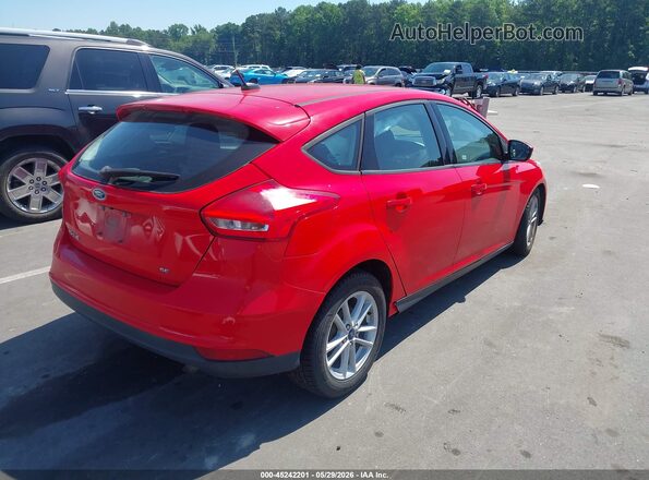 1FADP3K27HL215579 2017 FORD FOCUS Red Задня права чверть