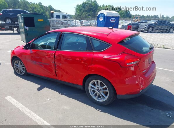 1FADP3K27HL215579 2017 FORD FOCUS Red Задня ліва чверть