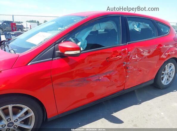 1FADP3K27HL215579 2017 FORD FOCUS Red Вид спереду