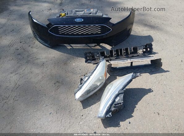 1FADP3K27JL248510 2018 FORD FOCUS Black Instrument cluster view