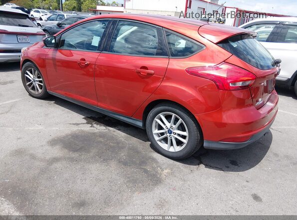 1FADP3K27JL278526 2018 FORD FOCUS Orange Задня ліва чверть