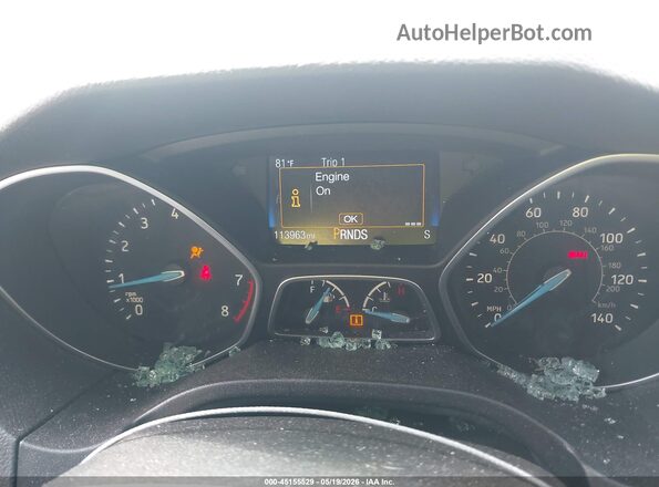 1FADP3K28GL242398 2016 FORD FOCUS Red Հետևի նստատեղերի տեսք