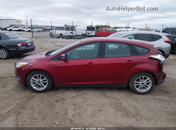 1FADP3K28GL245866 2016 FORD FOCUS Red 