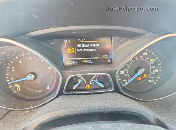 1FADP3K29GL399678 2016 FORD FOCUS White Vista del cuadro de instrumentos