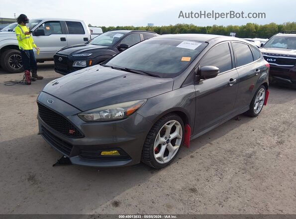 1FADP3L90GL385468 2016 FORD FOCUS ST Gray Передня ліва чверть
