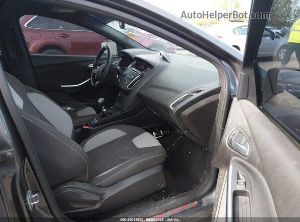 1FADP3L90GL385468 2016 FORD FOCUS ST Gray Вид салону спереду