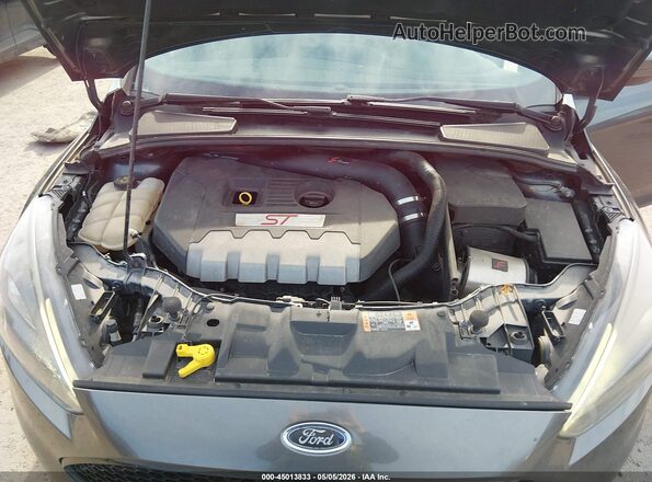 1FADP3L90GL385468 2016 FORD FOCUS ST Gray Вид ззаду