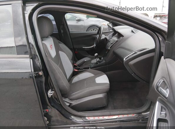 1FADP3L90JL244407 2018 FORD FOCUS ST Black Widok wnętrza z przodu