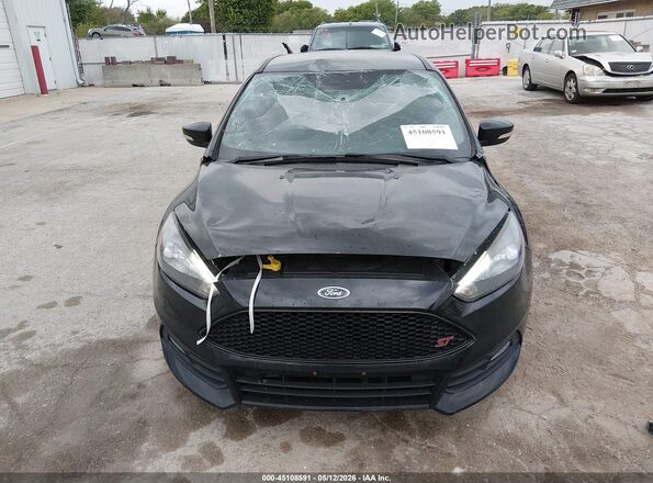 1FADP3L90JL244407 2018 FORD FOCUS ST Black Widok zestawu wskaźników