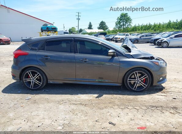 1FADP3L90JL267718 2018 FORD FOCUS ST Серый Вид задней части салона
