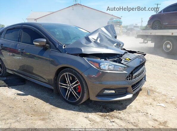 1FADP3L90JL267718 2018 FORD FOCUS ST Серый Вид спереди
